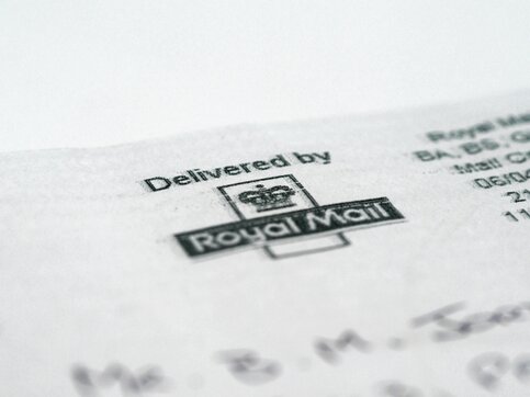 stamp affixed
